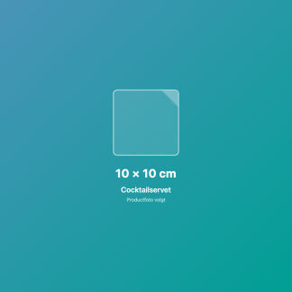 Placeholder productfoto — Cocktailservet 10 × 10 cm