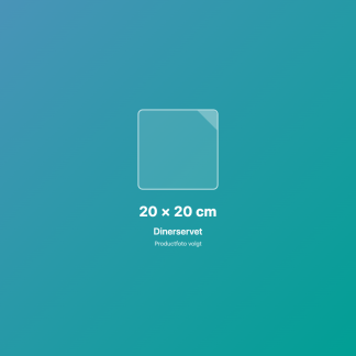 Placeholder productfoto — Dinerservet 20 × 20 cm